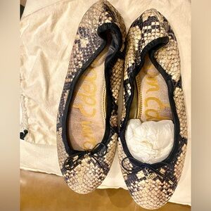 Sam Edelman Snakeskin Flats